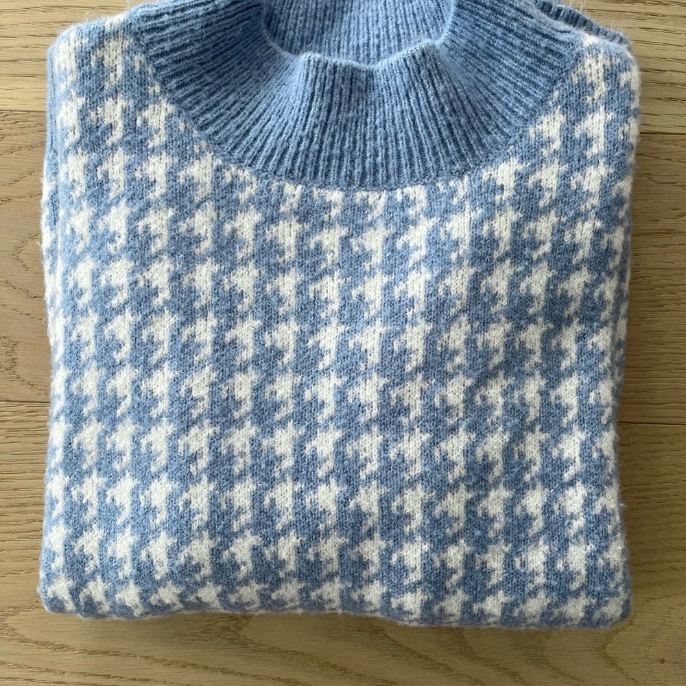 Ricki's Pale Blue Heathered Knit Pullover - Picture 4 of 4